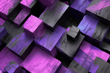 Geometric brick Abstract Background Generative AI
