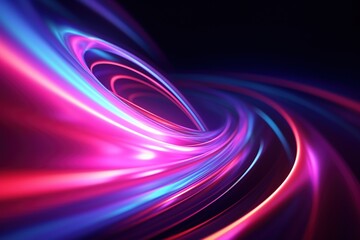 bstract futuristic background with pink blue glowing neon moving high speed wave lines and bokeh lights. Data transfer concept Fantastic wallpaper