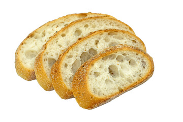 Slices of a Trabzon bread, a local sourdough wheat bread baked in the Eastern Black Sea region  