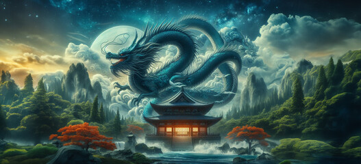 Le dragon gardien de chine