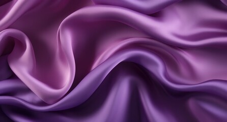 Obraz premium Folds of silk satin fabric lie beautifully on the table. Elegant pastel textile background for advertising goods and business.
