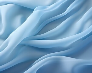 Obraz premium Folds of silk satin fabric lie beautifully on the table. Elegant pastel textile background for advertising goods and business.