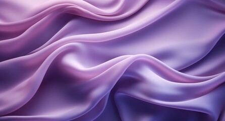 Obraz premium Folds of silk satin fabric lie beautifully on the table. Elegant pastel textile background for advertising goods and business.