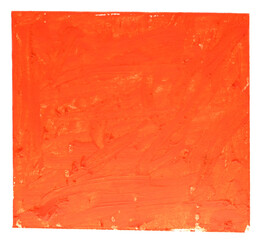 orange color oil pastel painted wall background texture 