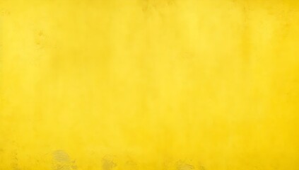 Yellow rough wall or old parchament background banner. Grunge yellow wall, old paper texture backdrop.