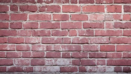 Fototapeta premium Red brick wall background. Rough old brick wall texture backdrop.