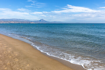 Playa San Juan, Paesaggio marino ad Alicante, Spagna