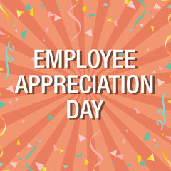International Happy Employee Appreciation Day 2024. Employee Appreciation creative concept background.style Vector Design Illustration for Background, Poster, Banner, Advertising, Greeting Card.