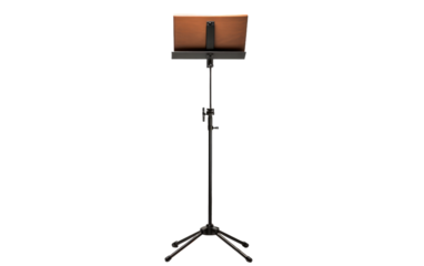 Melodies with a Music Stand for Versatile Instrumentation on a White or Clear Surface PNG Transparent Background