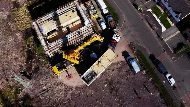 Crane and construction work drone 5