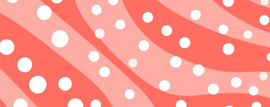 Coral repeated soft pastel color vector art pointed 