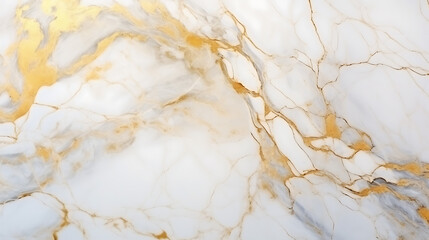 Elegant fusion, natural white and gold marble texture wallpaper