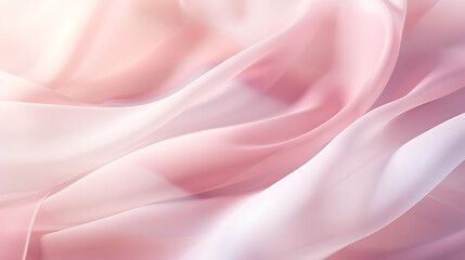 Pastel dreams, soft light background featuring white and pink textile