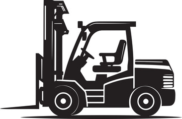 PalletPro Dynamic Forklift Logo Warehousia Forklift Vector Icon