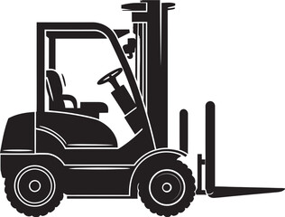 LiftWise Dynamic Forklift Emblem WarehouseWheels Vector Forklift Symbol