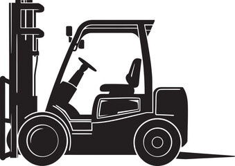 WarehouseWheels Vector Forklift Symbol LoadLift Iconic Forklift Design