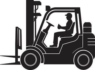 WarehouseWheels Forklift Logo LiftTech Forklift Vector Icon