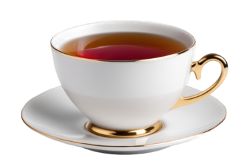 cup of tea isolated on transparent background