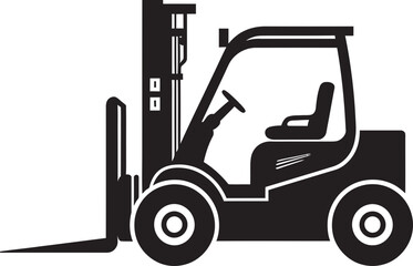 LiftCraft Forklift Vector Icon Liftology Dynamic Forklift Emblem