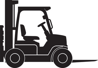 WarehouseWheels Forklift Vector Icon LiftMaster Dynamic Forklift Emblem