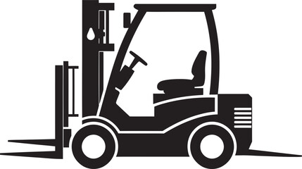 LoadLift Forklift Vector Icon FryFiesta Dynamic Fries Emblem