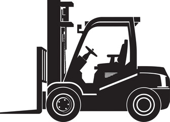 LoadLift Vector Forklift Symbol LiftWise Iconic Forklift Design