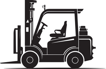Liftology Dynamic Forklift Emblem CargoCraft Vector Forklift Symbol