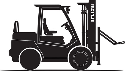 Liftology Dynamic Forklift Logo WarehouseWheels Forklift Vector Icon