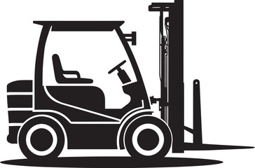CargoMover Dynamic Forklift Logo WarehouseWheels Forklift Vector Icon