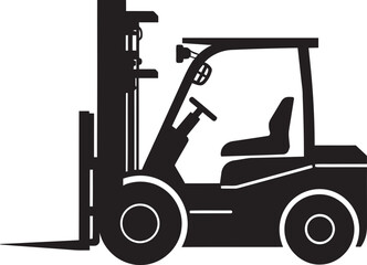 WarehouseWheels Forklift Vector Icon LiftMaster Dynamic Forklift Emblem