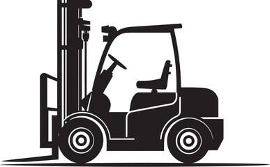 PalletPulse Dynamic Forklift Logo LiftCraft Forklift Vector Icon