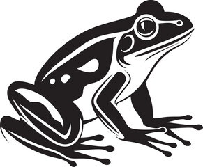 SwampSerenade Vector Frog Symbolism JungleJumper Iconic Frog Design