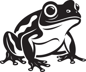 JungleJumper Iconic Frog Design RapidRibbit Dynamic Frog Logo