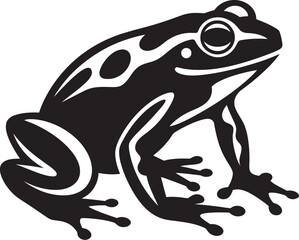 CroakCraft Frog Iconic Design HopHero Dynamic Frog Logo