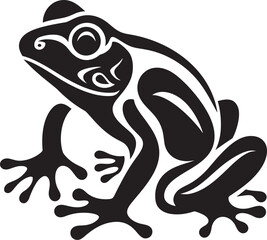 ToadTrove Frog Vector Icon LeapingLegends Dynamic Frog Emblem