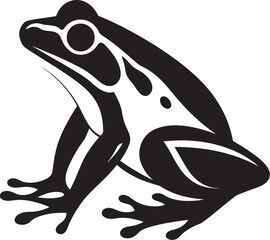 HopHero Dynamic Frog Logo PondPulse Frog Vector Icon