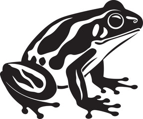 ToadTrove Frog Vector Icon LeapLife Dynamic Frog Emblem