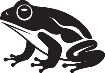 JungleJump Iconic Frog Design RibbitRush Dynamic Frog Logo