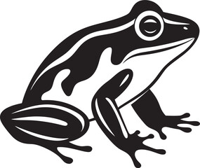 HopHero Dynamic Frog Logo PondPulse Frog Vector Icon
