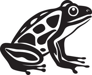 ToadTrove Frog Vector Icon LeapLife Dynamic Frog Emblem