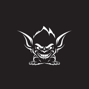 Nefarious Imp Dynamic Goblin Emblem Maleficent Misfit Cartoon Evil Goblin