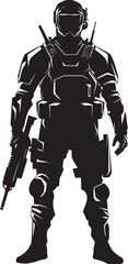 TechTroop Futuristic Vector Icon PlasmaDefender Vector Weapon Symbol
