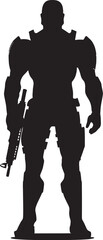 TechBlade Vector Soldier Icon PlasmaVanguard Weapon Symbol