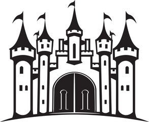 KingdomPortal Castle Gate Symbol CastleWatch Gate Emblem Design