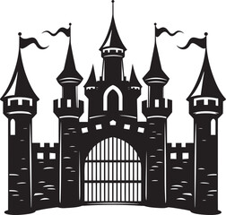 MedievalEntry Castle Gate Icon KingdomPortal Castle Gate Symbol