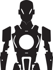 SyntheticVisage Robotic Logo RoboForma Futuristic Android Emblem