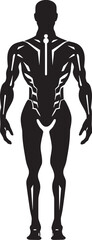 TechFrame Humanoid Bot Icon MetalMind Advanced Android Symbol