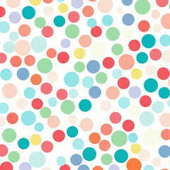 Colorful Abstract Confetti Party Pattern