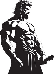 MuscleGuardian Power Icon BattlePhysique Fighter Logo