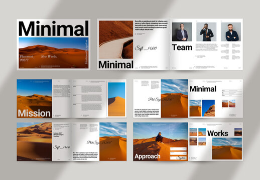 Minimal Brochure Layout